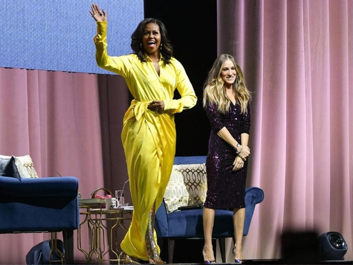 Michelle Obama 'gây sốt' khi xuất hiện với đôi boots trị giá gần 100 triệu đồng Ảnh 1