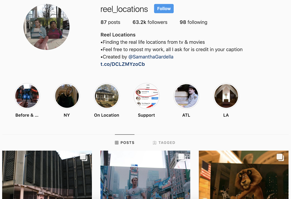 Tài khoản Instagram này sẽ tiết lộ bộ phim yêu thích của bạn đã được quay tại nơi nào Ảnh 1