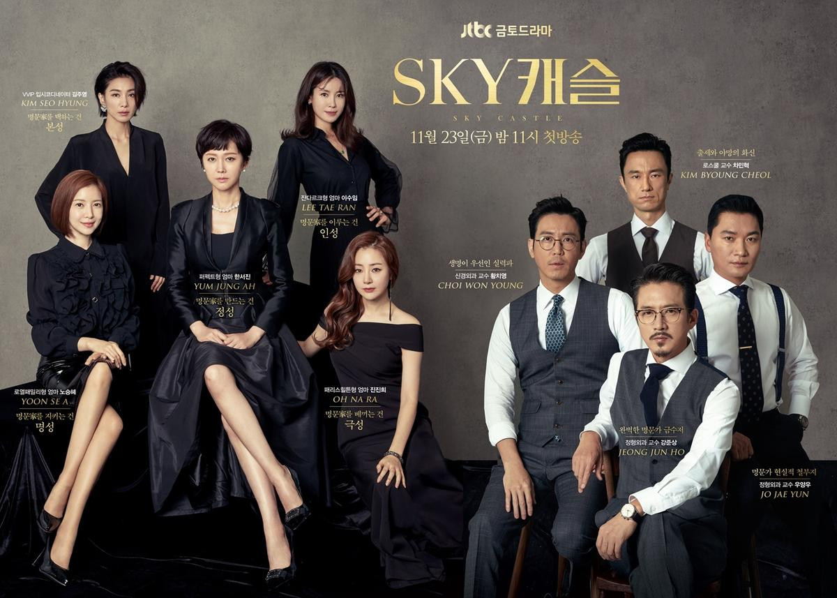 ‘Sky Castle’ đạt rating cao thứ hai lịch sử jTBC - Xinh đẹp nhưng Park Shin Hye không thể giúp rating tăng Ảnh 1