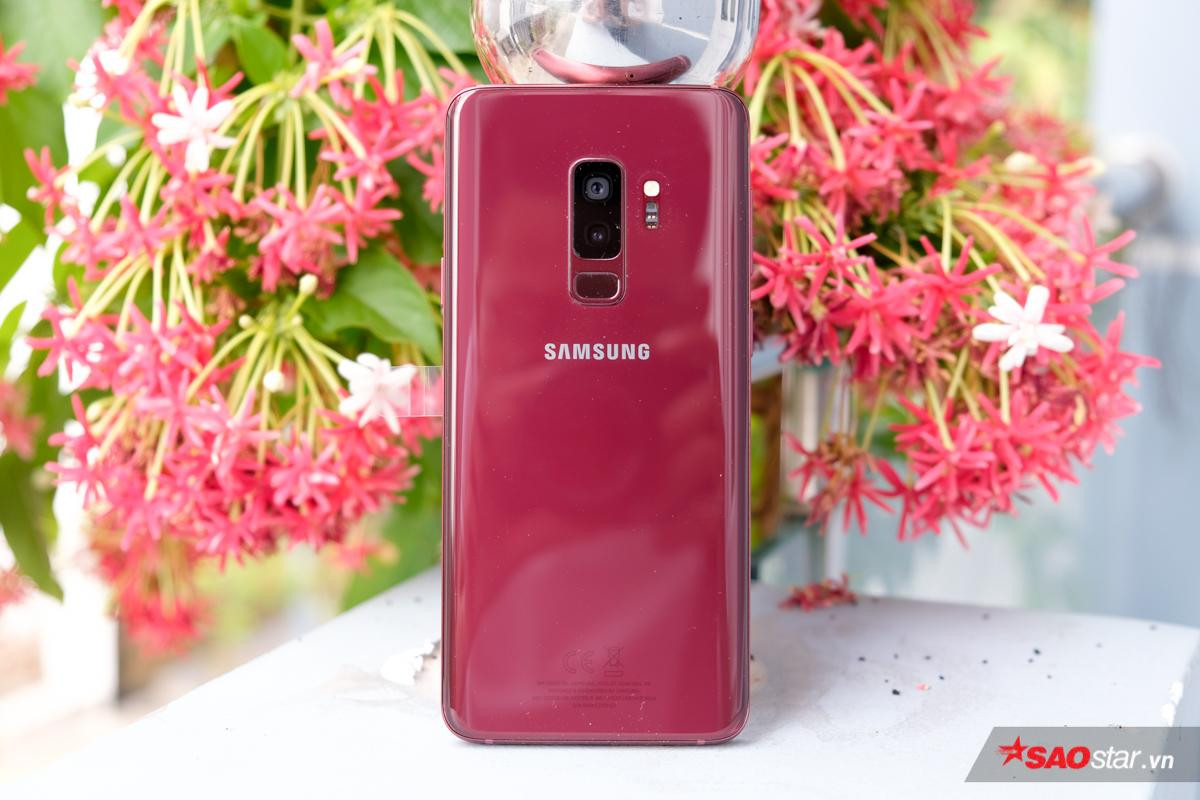 Trên tay nhanh Samsung Galaxy S9+ phiên bản vang đỏ vừa lên kệ tại Việt Nam Ảnh 3