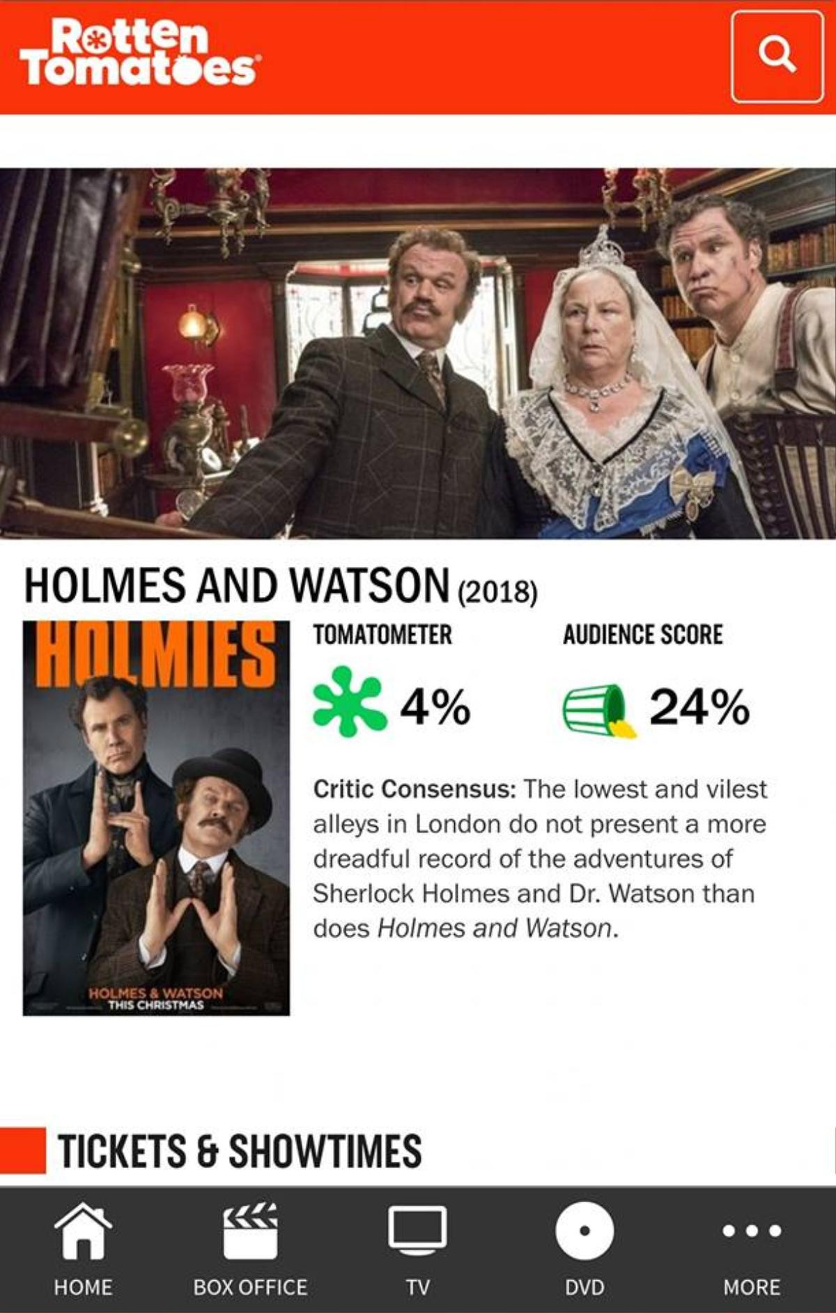 'Holmes and Watson' đi vào lịch sử điện ảnh khi bị chê đủ đường Ảnh 2