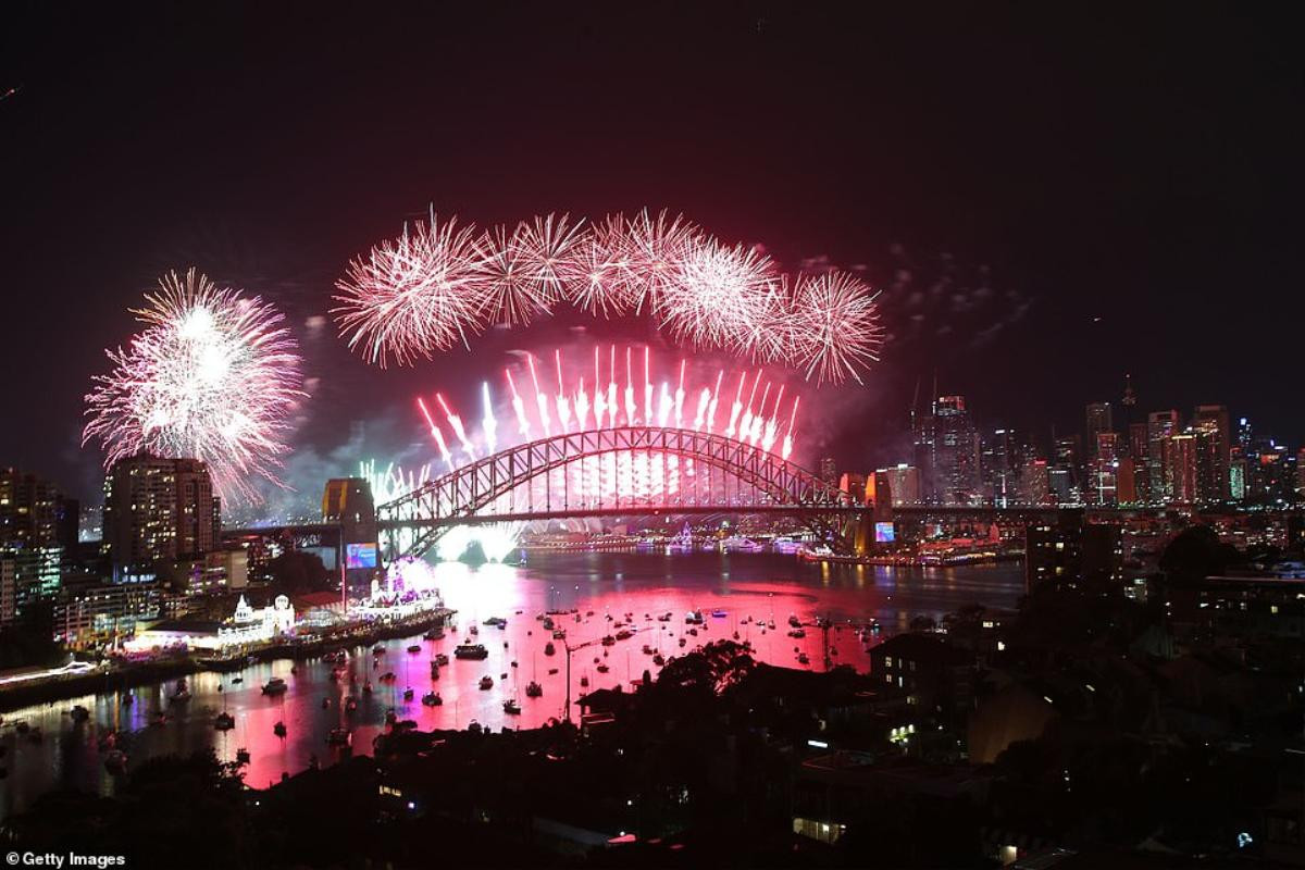 Mãn nhãn trước màn bắn pháo hoa kỷ lục tại thành phố cảng Sydney Ảnh 1