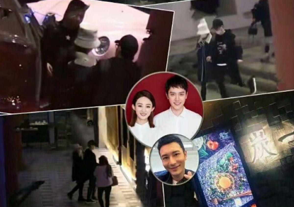 Sau thông báo có thai, paparazzi phát hiện Phùng Thiệu Phong - Triệu Lệ Dĩnh xuất hiện tại nhà hàng của Huỳnh Hiểu Minh Ảnh 4