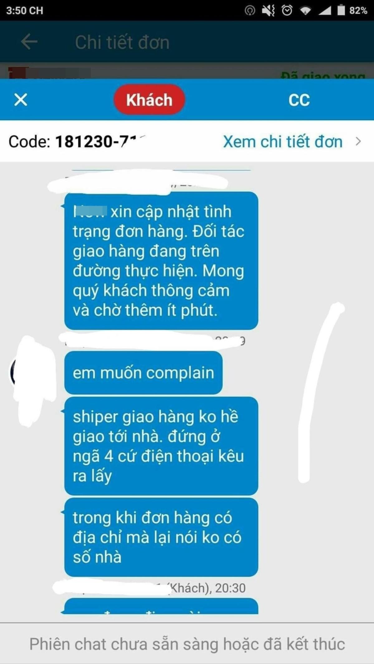 Chê shipper làm việc không đến nơi đến chốn, cô gái không ngờ bị cộng đồng mạng phản ứng gay gắt Ảnh 3