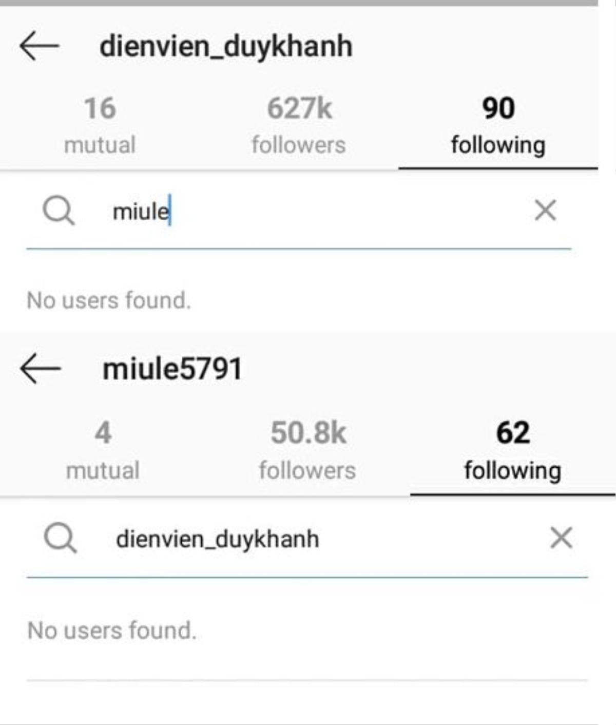 Nghi án rạn nứt tình bạn khi bỗng nhiên Miu Lê và Duy Khánh unfollow nhau trên Instagram! Ảnh 3