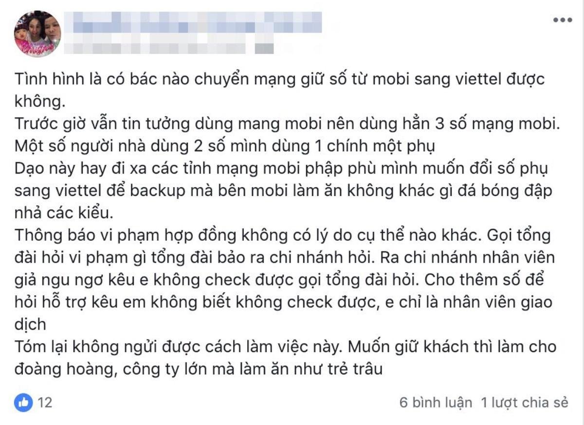 Nhiều chủ thuê bao tố các nhà mạng dùng 'chiêu trò' để ngăn khách hàng chuyển mạng giữ số Ảnh 3