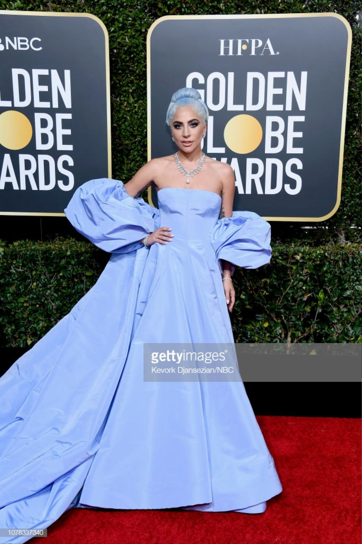 Thảm đỏ 'Quả Cầu Vàng 2019': Lady Gaga - Dương Tử Quỳnh nổi bật, mỹ nhân gốc Việt khoe vòng một khủng Ảnh 2