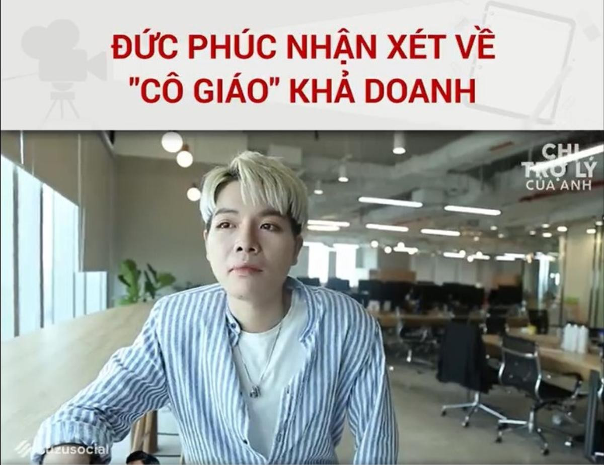 Đức Phúc muốn giữ cô giáo Mỹ Tâm cho riêng mình, khẳng định mặt cô chưa đủ ác để đóng vai phản diện Ảnh 7