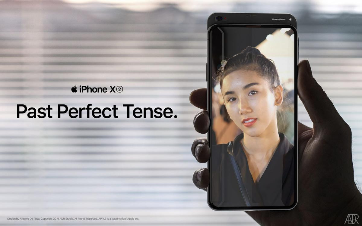 iPhone X2 với thiết kế trượt độc đáo, 4 camera sau đẹp ăn đứt thiết kế của Apple Ảnh 3