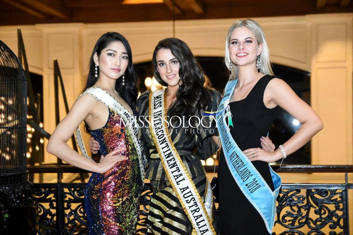 Lê Âu Ngân Anh xuất hiện với gương mặt căng cứng ở sân bay, lên đường thi Miss Intercontinental 2018 Ảnh 12