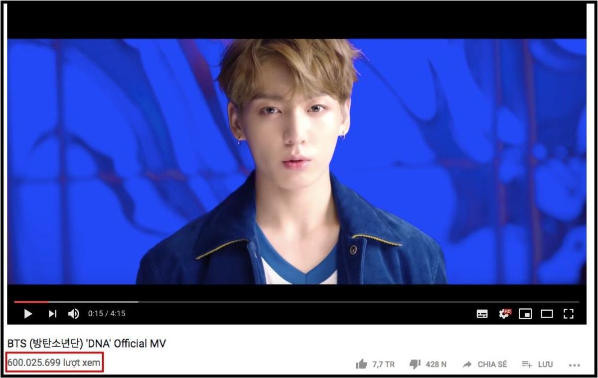 Kỷ lục tiếp nối kỷ lục: MV DNA của BTS tiếp tục làm nên kỳ tích Kpop Ảnh 1