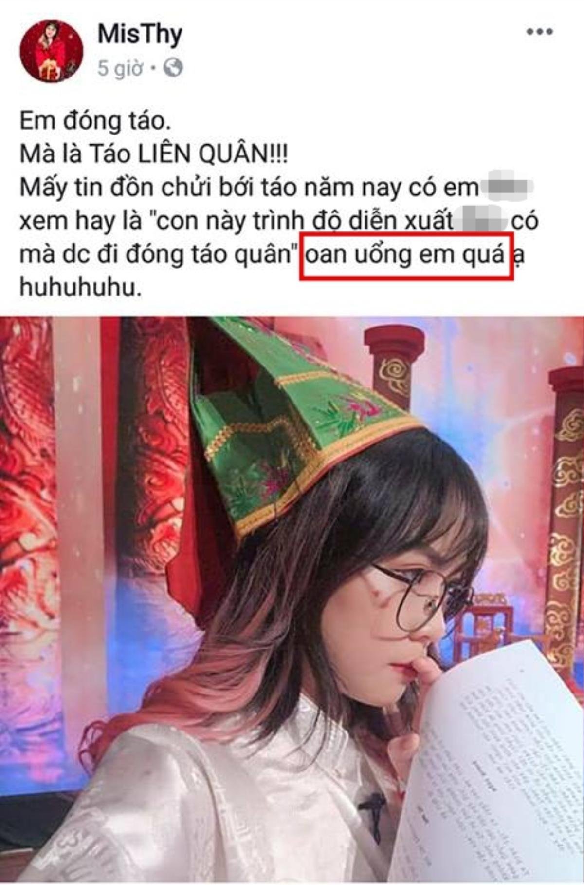 Đóng Táo Quân 2019, MisThy 'oan uổng' lên tiếng vì bị netizen 'công kích' Ảnh 3