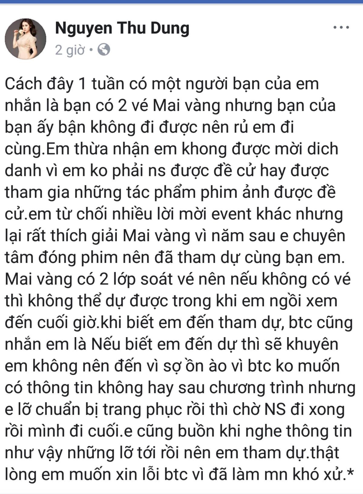 Thư Dung gây bức xúc vì tới thảm đỏ Mai Vàng chụp ảnh, tạo dáng 'làm lố' rồi về Ảnh 7