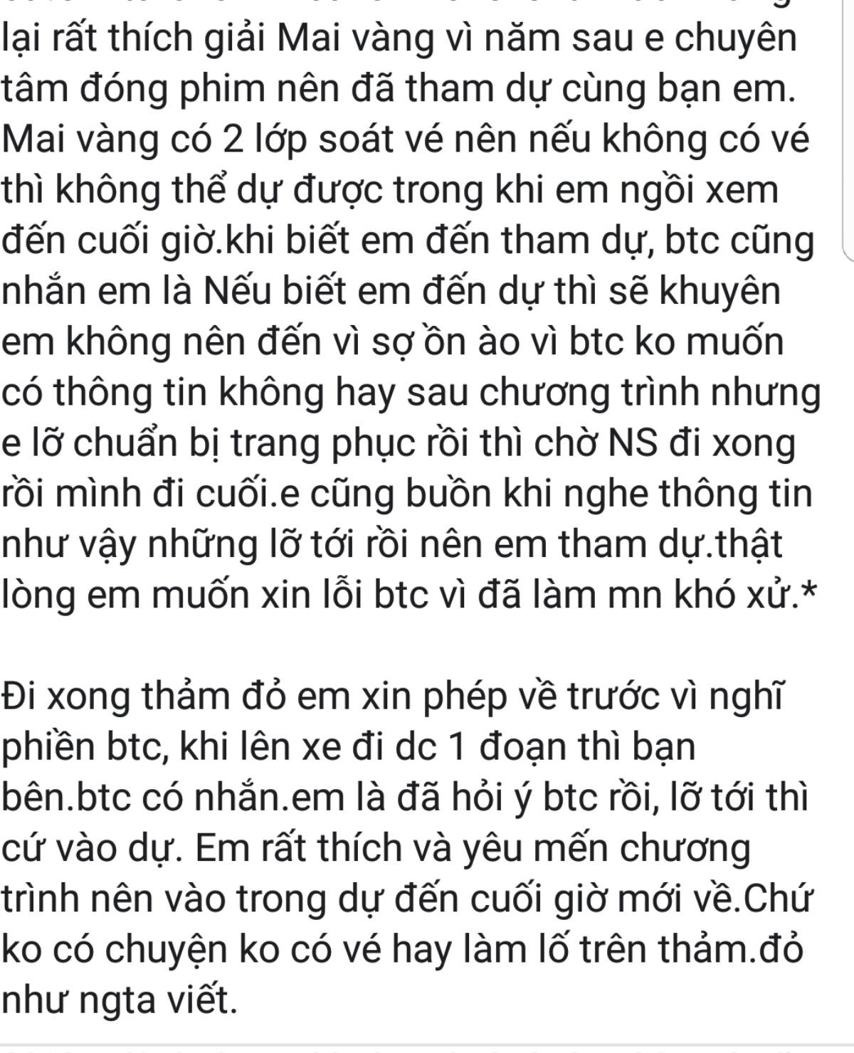 Thư Dung gây bức xúc vì tới thảm đỏ Mai Vàng chụp ảnh, tạo dáng 'làm lố' rồi về Ảnh 8