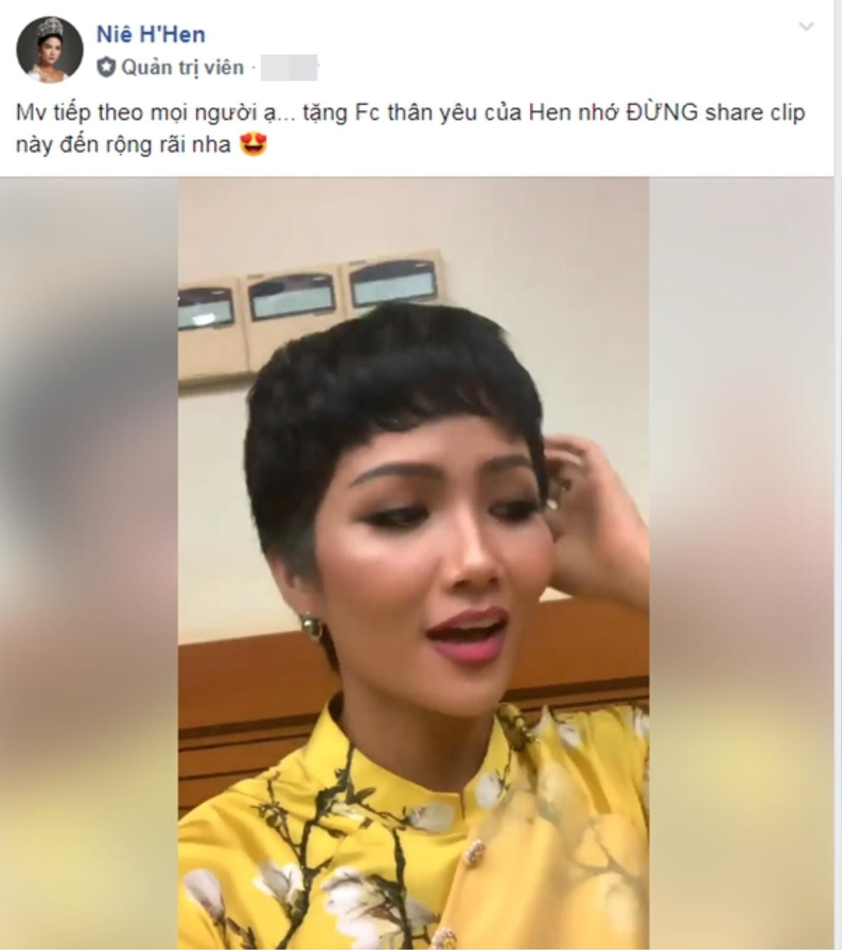 CLIP: H'Hen Niê tung liên tiếp 2 MV 'cây nhà lá vườn' khoe giọng hát nhưng kiên quyết dặn dò fan điều này! Ảnh 2