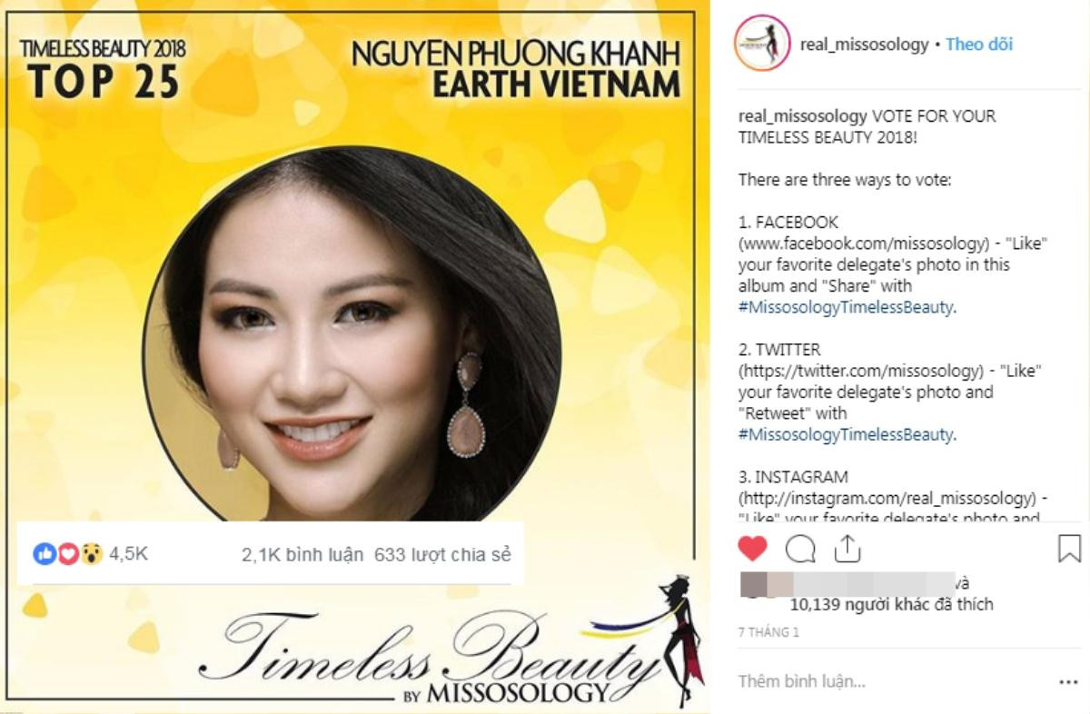 'Loại sạch' đối thủ, Minh Tú - H'Hen Niê - Phương Khánh 'dàn hàng ngang' vào thẳng Top 10 Timeless Beauty 2018? Ảnh 3