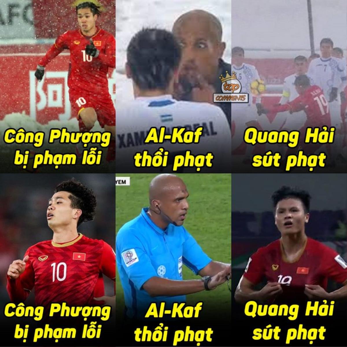 Những bức ảnh chế 'căng đét' và phát hiện thú vị của dân mạng sau chiến thắng 2-0 của tuyển Việt Nam trước đối thủ Yemen Ảnh 1