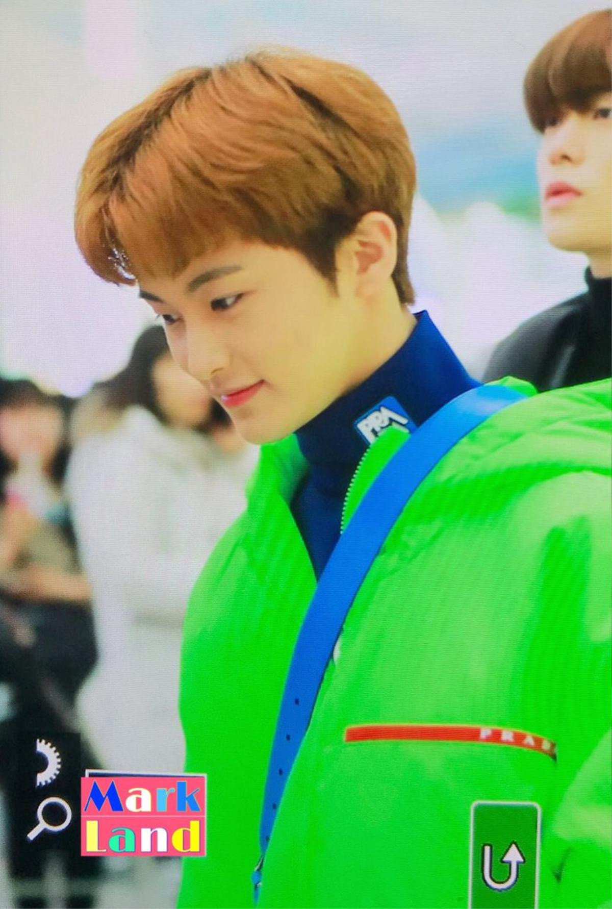 Mark (NCT) ăn mặc xanh lét như bút dạ quang ra sân bay làm ai cũng phải bật cười Ảnh 4