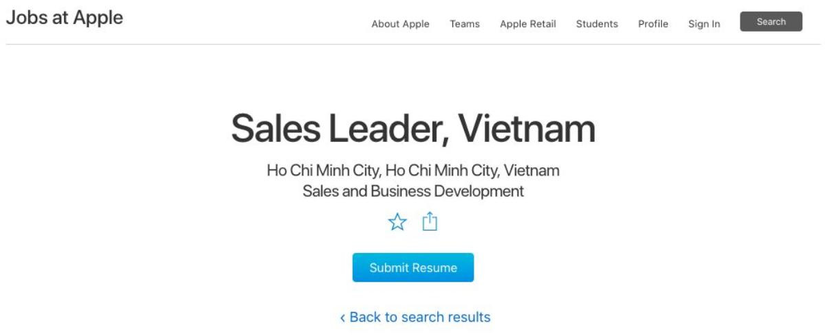 Apple tuyển giám đốc bán hàng tại TPHCM, phải chăng Việt Nam sắp có Apple Store? Ảnh 1