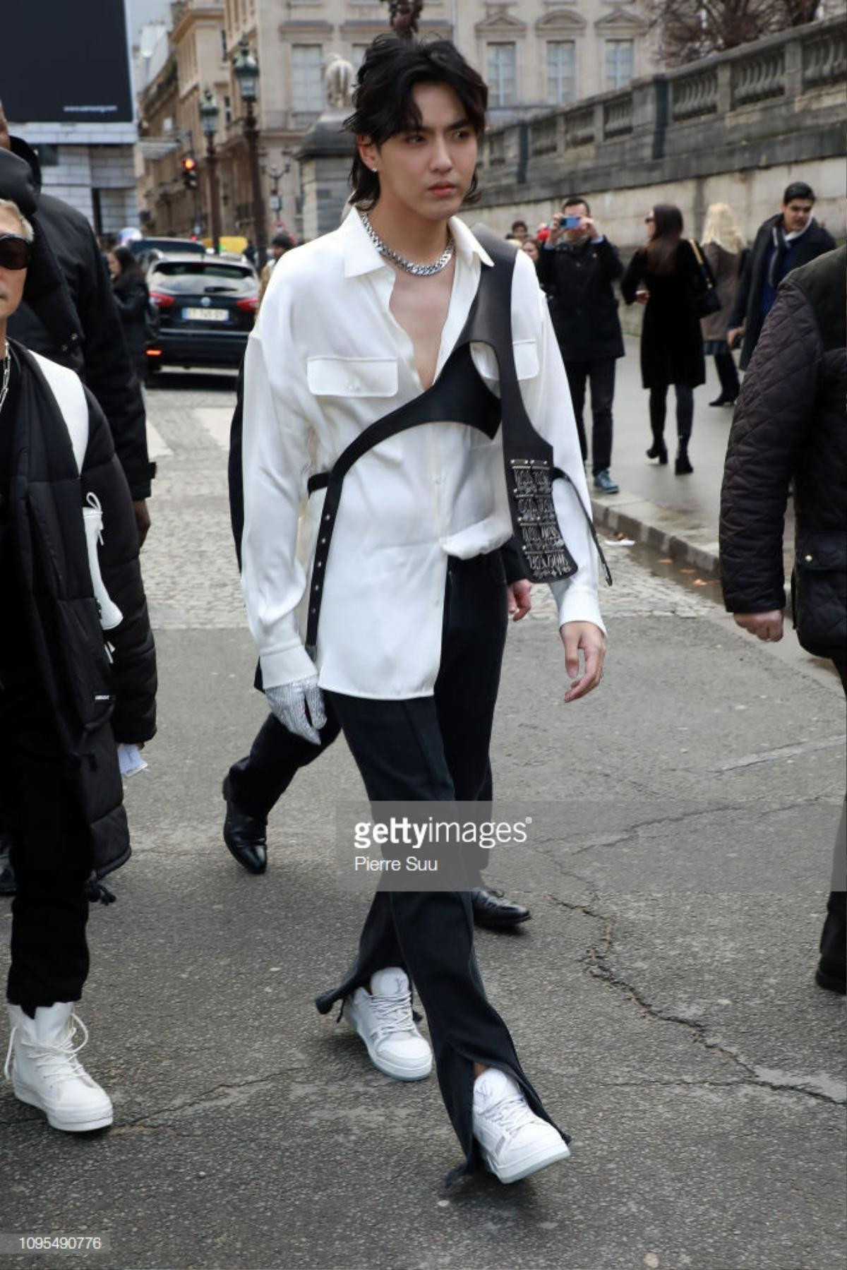 Ngô Diệc Phàm đọ vẻ ngoài 'soái ca' với chàng thơ Timothee Chalamet tại 'Tuần lễ thời trang nam Paris 2019' Ảnh 3