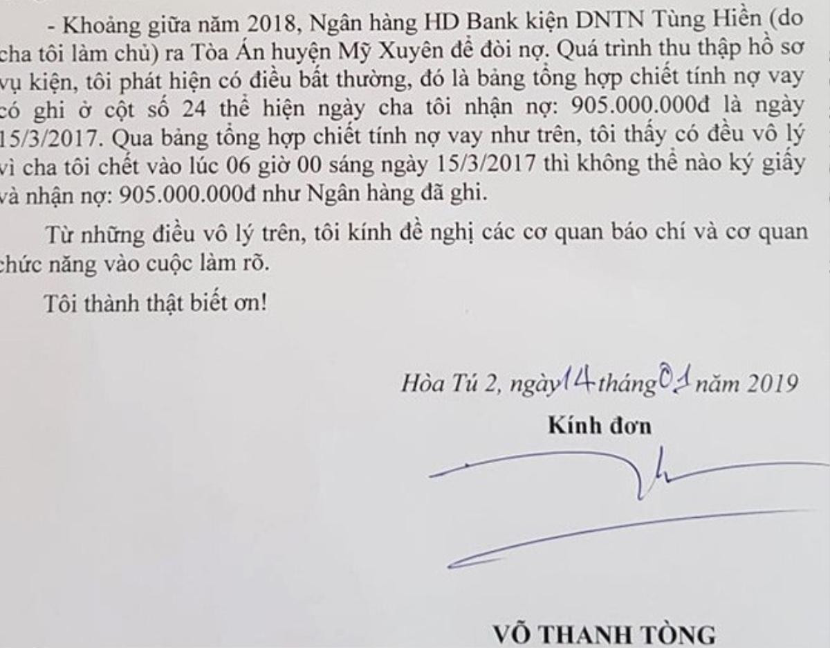 Hy hữu: Tử vong lúc 6h nhưng vẫn nhận nợ ngân hàng gần 1 tỷ đồng trong cùng ngày? Ảnh 2