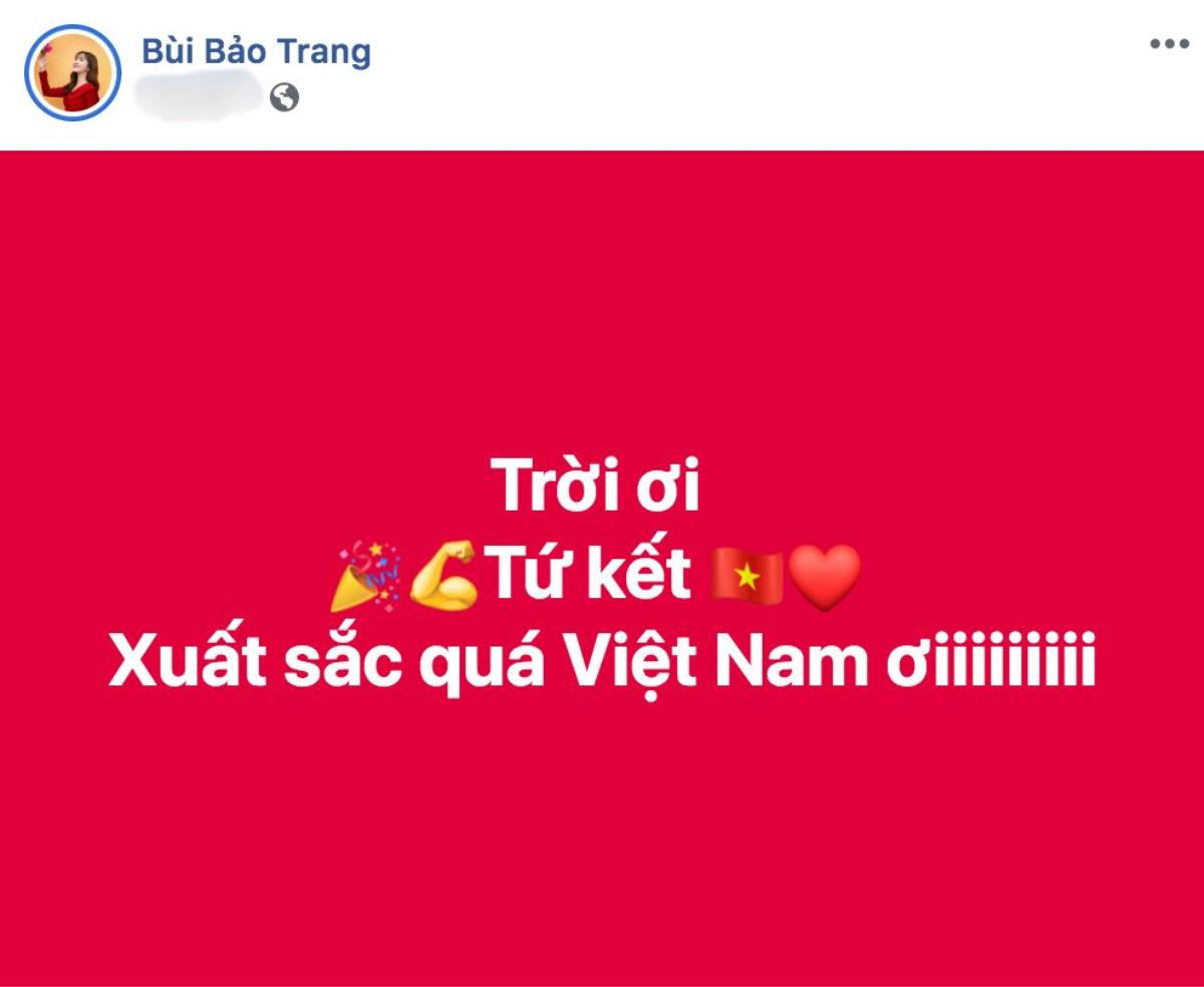 H'Hen Niê, Bảo Anh cùng dàn sao Việt quá đỗi tự hào, hào hứng đi bão với chiến thắng của Việt Nam Ảnh 14