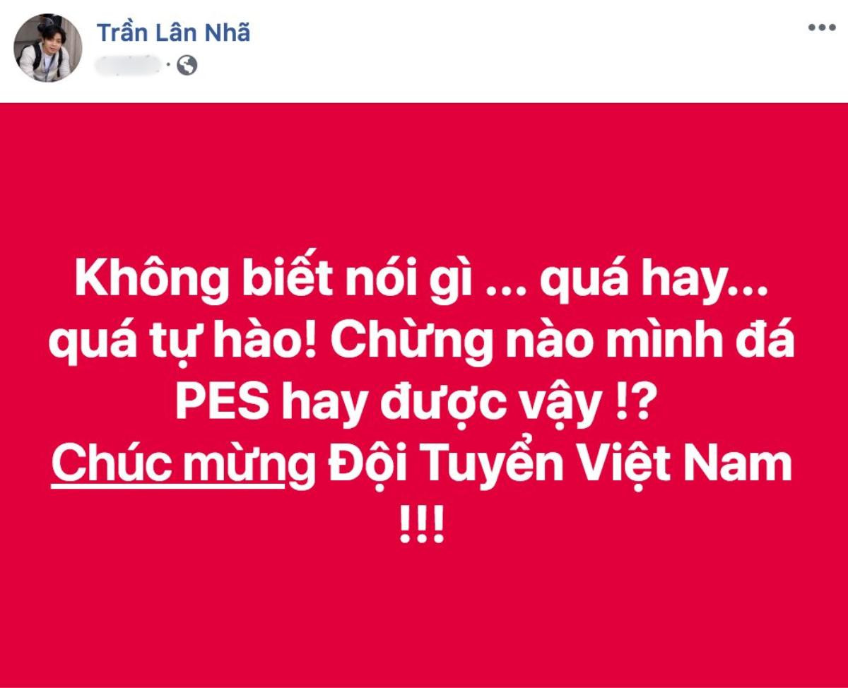 H'Hen Niê, Bảo Anh cùng dàn sao Việt quá đỗi tự hào, hào hứng đi bão với chiến thắng của Việt Nam Ảnh 10