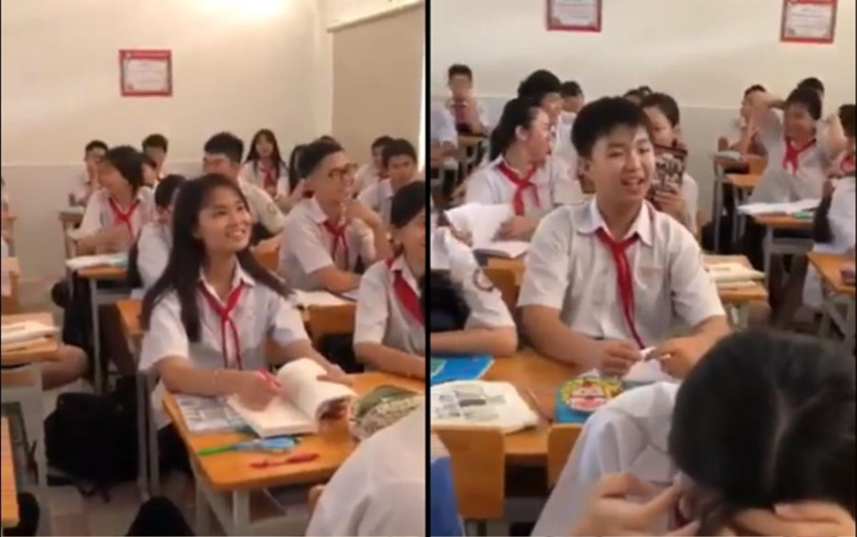 Clip học sinh hát 'Yêu em dại khờ' không sót từ nào được Lou Hoàng thích thú chia sẻ Ảnh 1