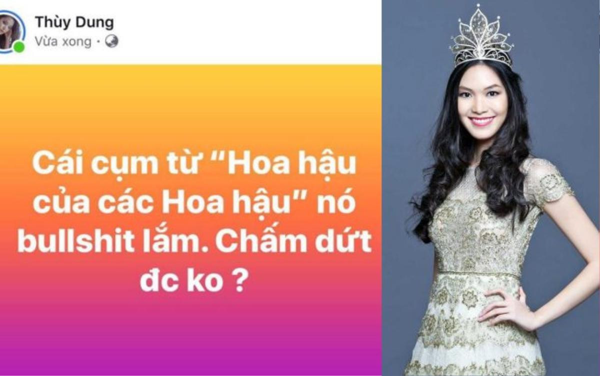 Thuỳ Dung lên tiếng sau phát ngôn 'vạ miệng' chê bai danh hiệu Hoa hậu của các hoa hậu Ảnh 1