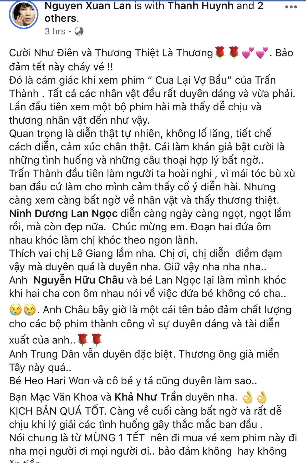 'Cua lại vợ bầu' nhận 'cơn mưa' lời khen từ các nghệ sĩ Việt hậu họp báo ra mắt Ảnh 6