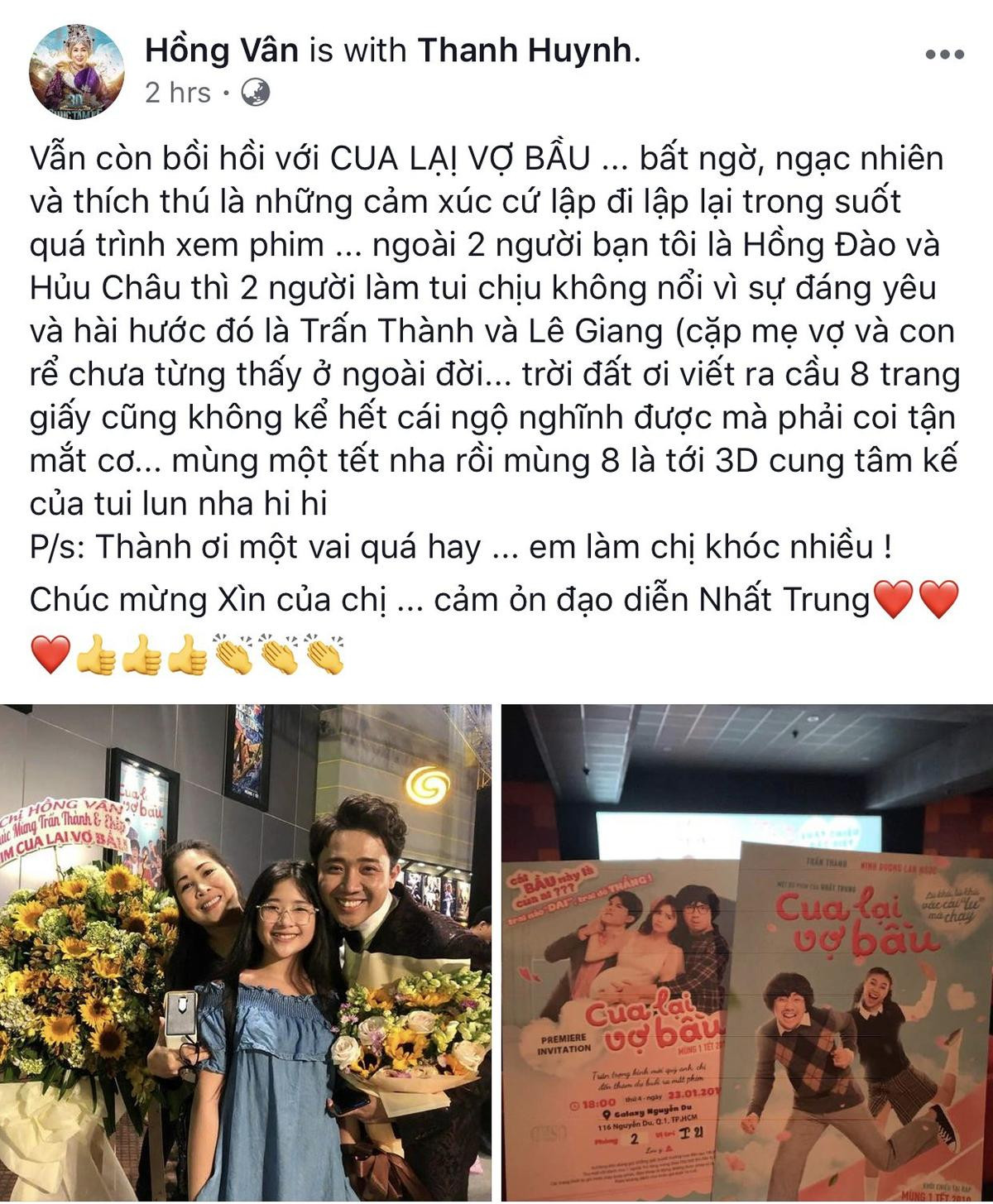 'Cua lại vợ bầu' nhận 'cơn mưa' lời khen từ các nghệ sĩ Việt hậu họp báo ra mắt Ảnh 2