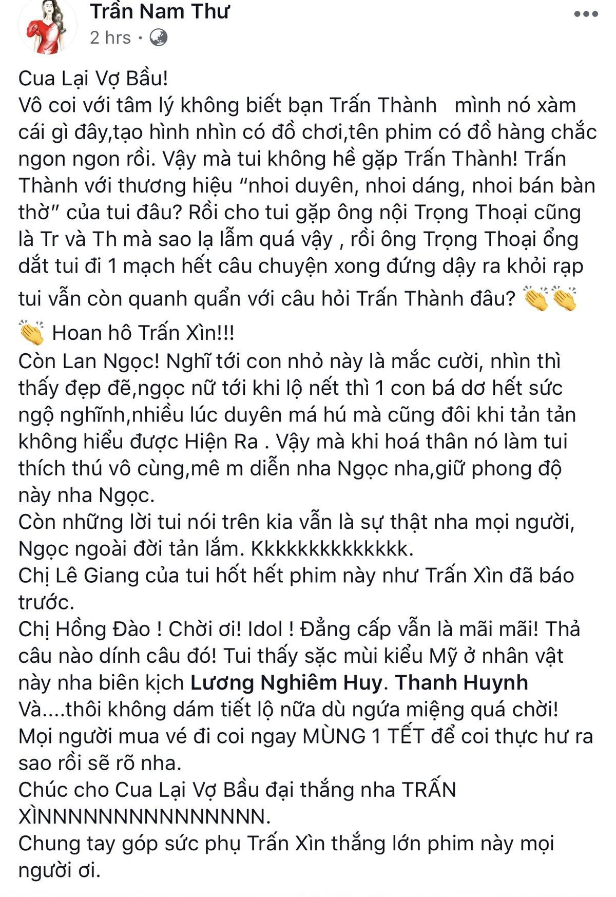 'Cua lại vợ bầu' nhận 'cơn mưa' lời khen từ các nghệ sĩ Việt hậu họp báo ra mắt Ảnh 10