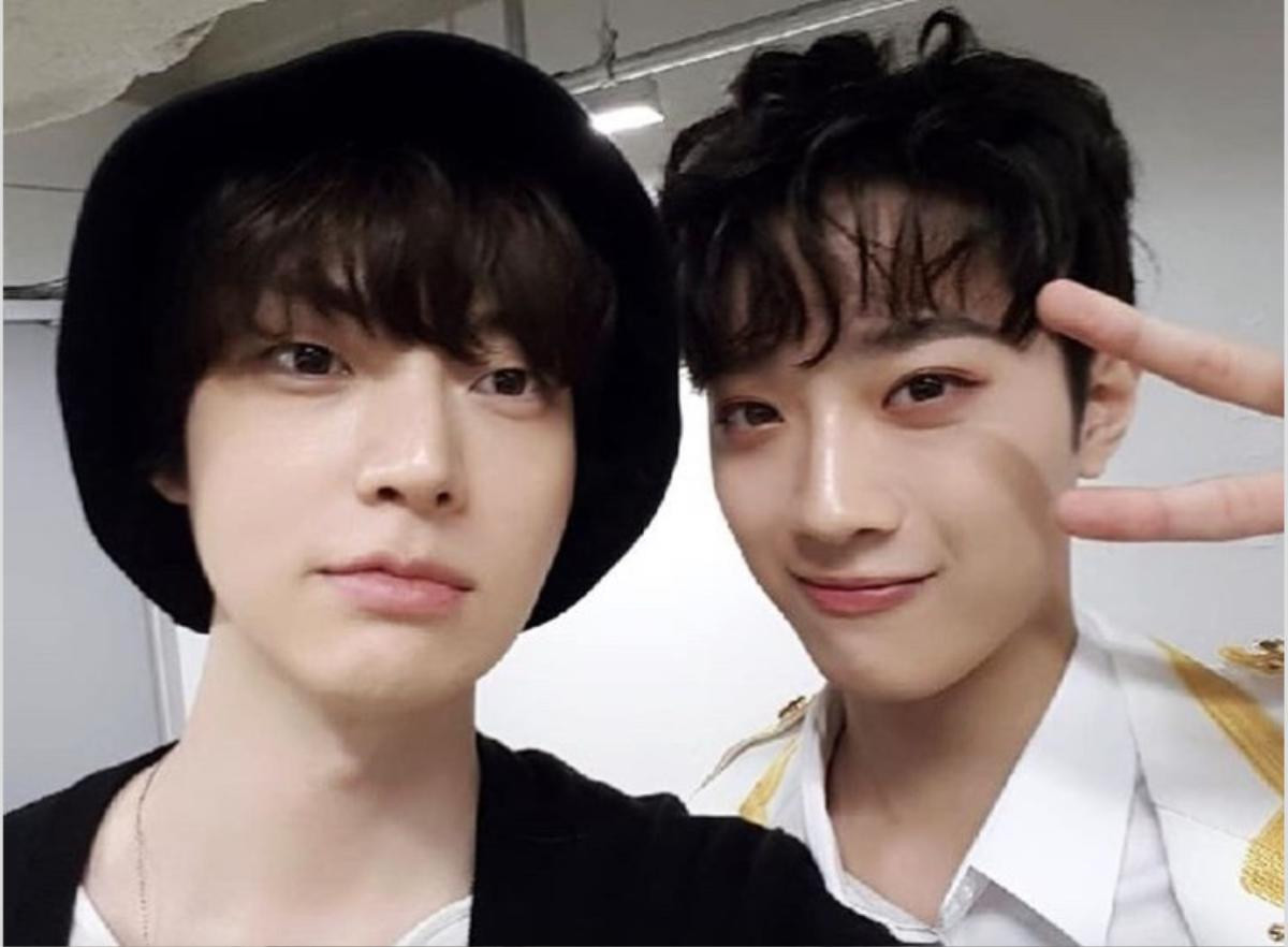 Park Seo Joon và Ahn Jae Hyun đến cổ vũ Hwang Minhyun - Lai Guan Lin Ảnh 6