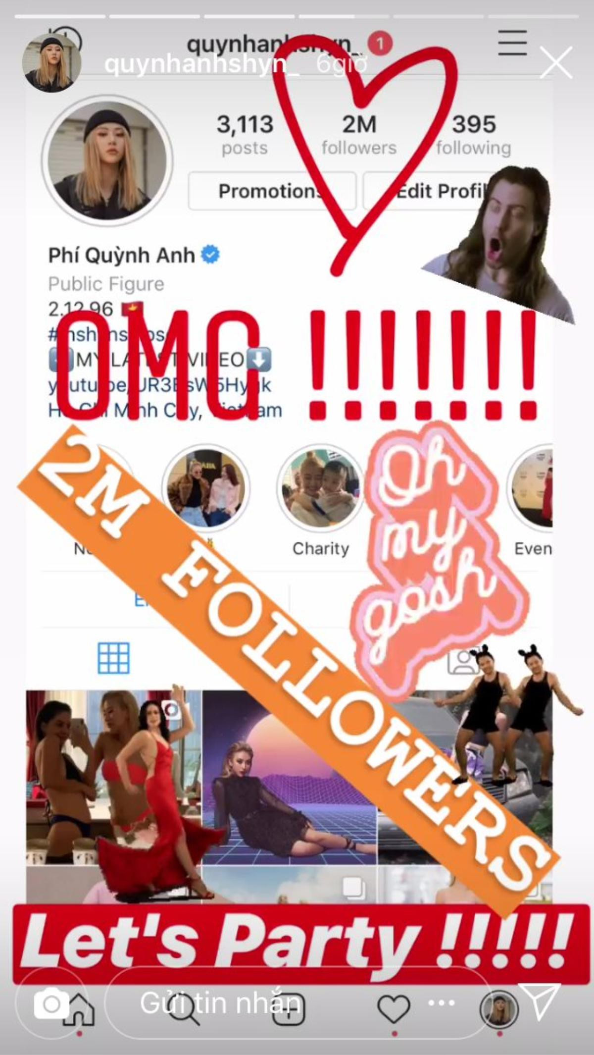 Instagram của Quỳnh Anh Shyn vừa chạm mốc 2 triệu follower, chỉ đứng sau Sơn Tùng và Chi Pu tại Việt Nam Ảnh 10