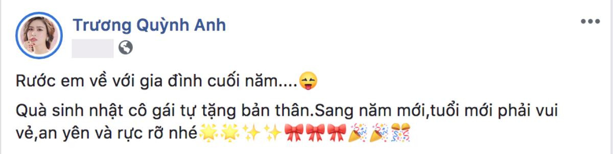 Đi qua 'sóng gió', Trương Quỳnh Anh hào phóng tự thưởng cho mình món quà 'tiền tỷ' kèm lời nhắn khởi sắc đầu năm Ảnh 4