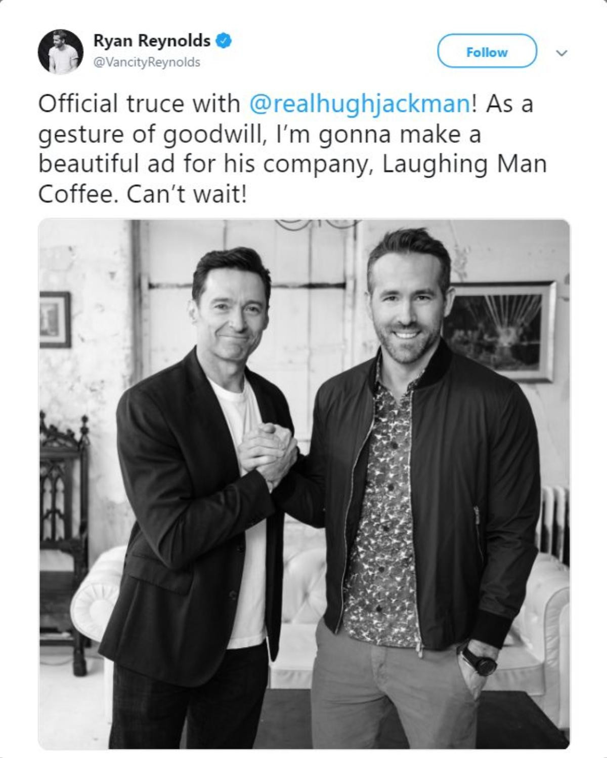 Đôi bạn thân Ryan Reynold - Hugh Jackman tuyên bố ngừng châm chọc lẫn nhau trên mạng xã hội Ảnh 8