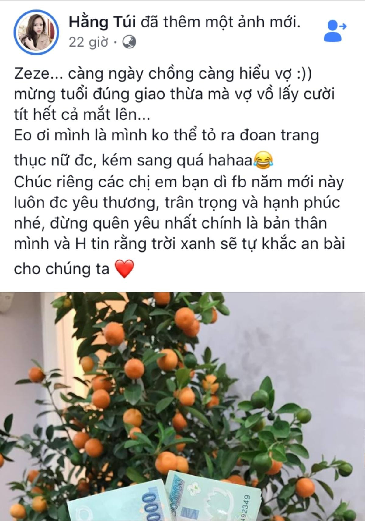 Hot mom Hằng Túi khéo khoe chồng tâm lý, đầu năm lì xì vợ 2 cọc tiền toàn tờ 500k dày cộm khiến chị em gato Ảnh 2