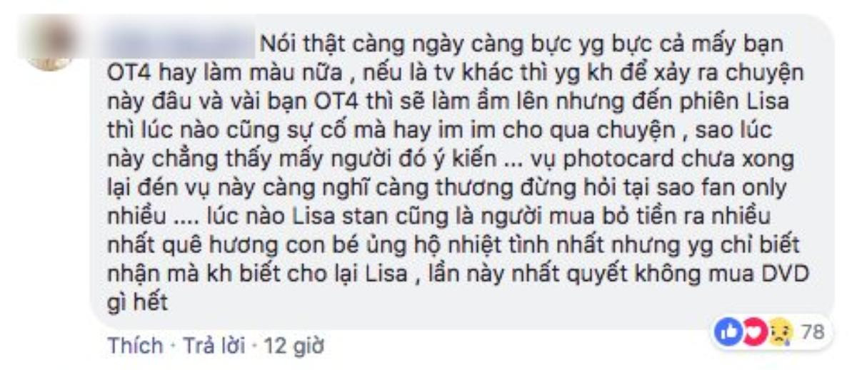 Fan BlackPink 'dậy sóng': Sân khấu solo của Lisa không xuất hiện trong DVD concert, lý do là… Ảnh 4