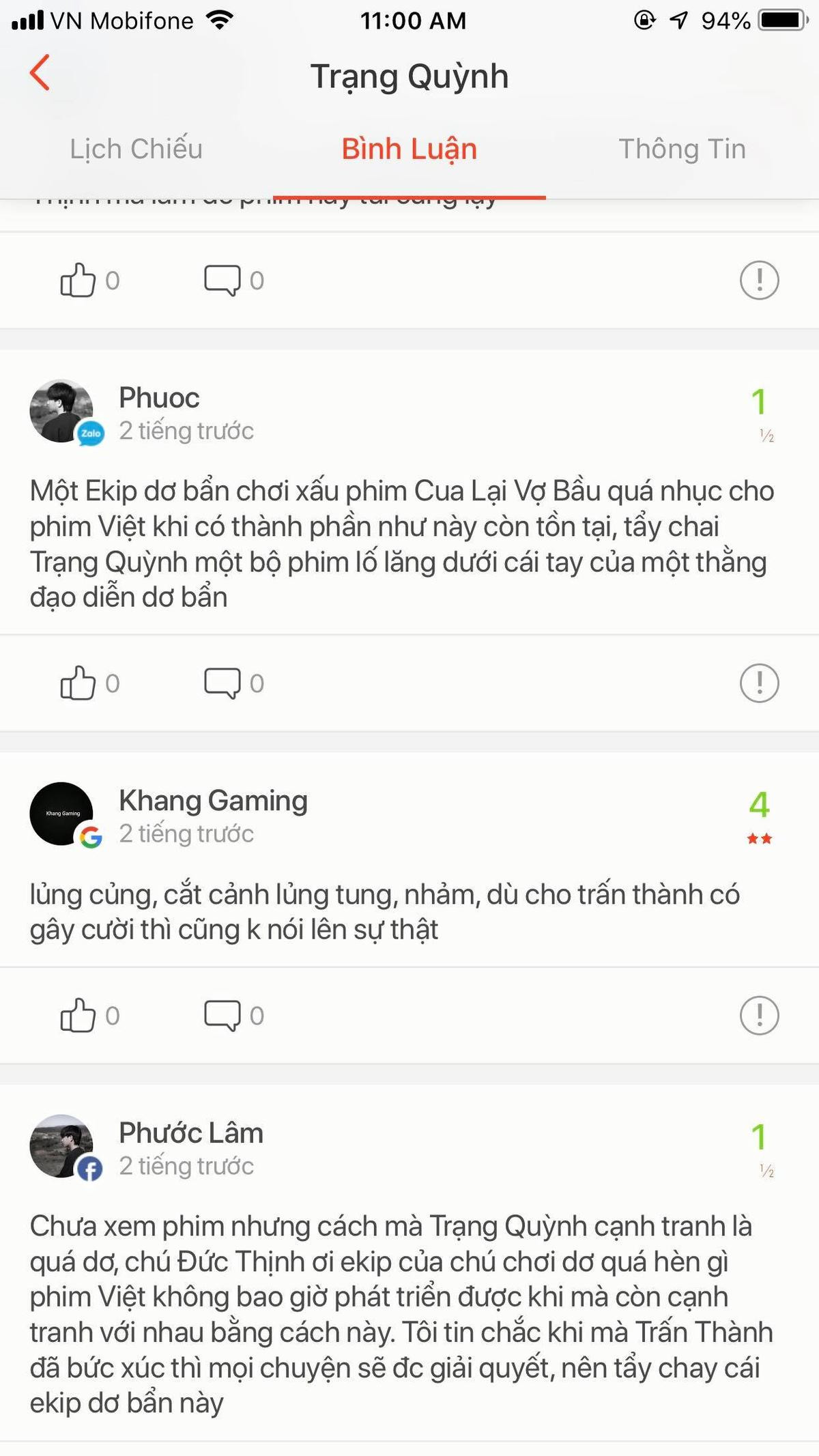 Sau khi Trấn Thành 'kêu cứu', điểm của 'Cua lại vợ bầu' tăng lên - Điểm số trên các web đánh giá liệu có quan trọng đối với phim Việt? Ảnh 11