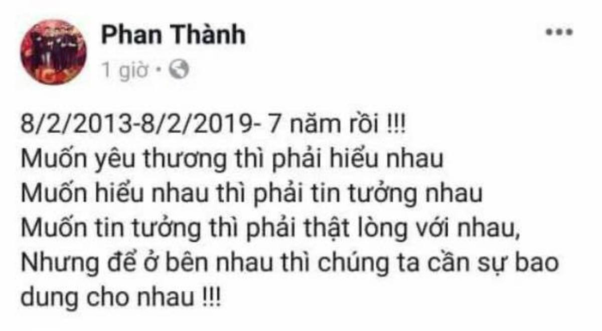 Phan Thành ẩn ý nhớ về chuyện tình 7 năm sau chia tay Primmy Trương, không ai khác Midu chính là cô gái được dân mạng réo tên Ảnh 1