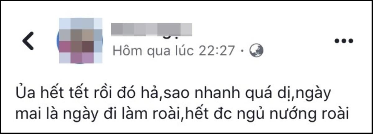 Dân tình than ngắn thở dài vì hết Tết: 9 ngày trôi nhanh vèo, chưa gì lại phải đi làm trở lại Ảnh 4