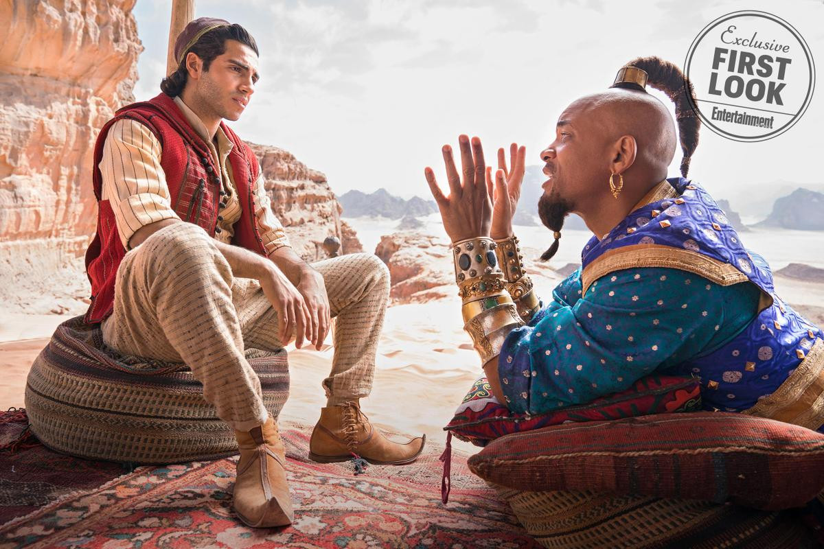 Cư dân mạng chê bai tạo hình Thần Đèn của Will Smith trong live-action 'Aladdin': Nhìn y như hàng fake! Ảnh 2