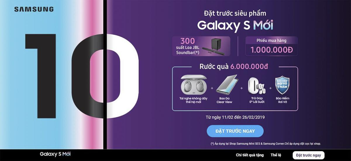 Galaxy S10 đã cho phép đặt hàng tại Việt Nam, phiên bản đắt nhất 35,99 triệu đồng Ảnh 1