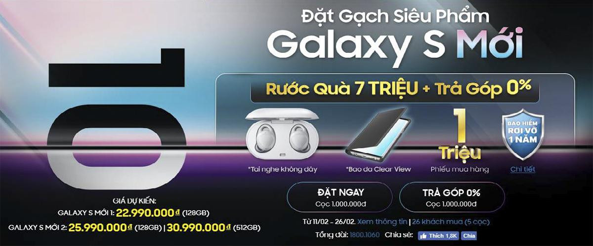 Galaxy S10 đã cho phép đặt hàng tại Việt Nam, phiên bản đắt nhất 35,99 triệu đồng Ảnh 2