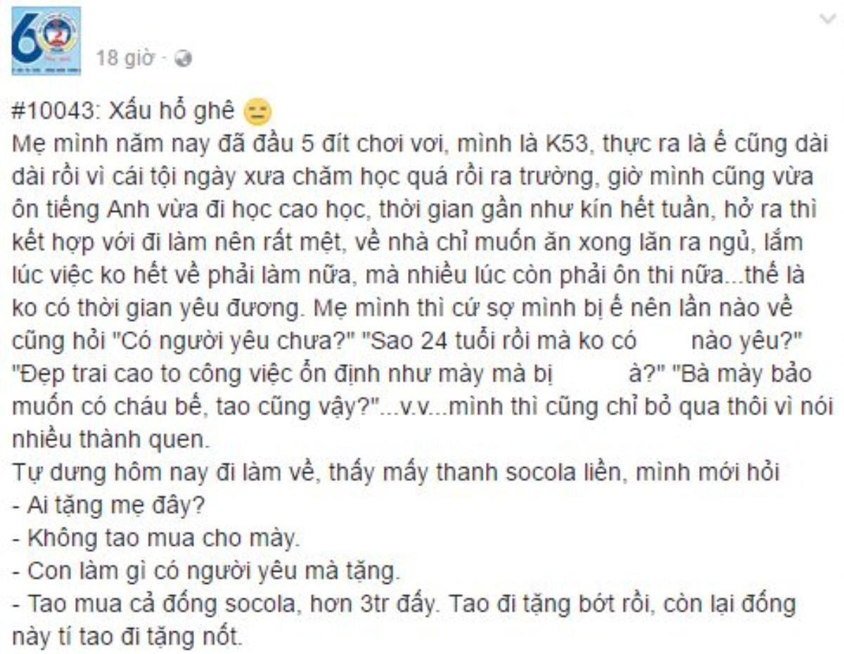 Thấy con trai 'ế mốc meo', người mẹ U50 cầm ảnh đi khắp trường ĐH giới thiệu mối hẹn hò Ảnh 2