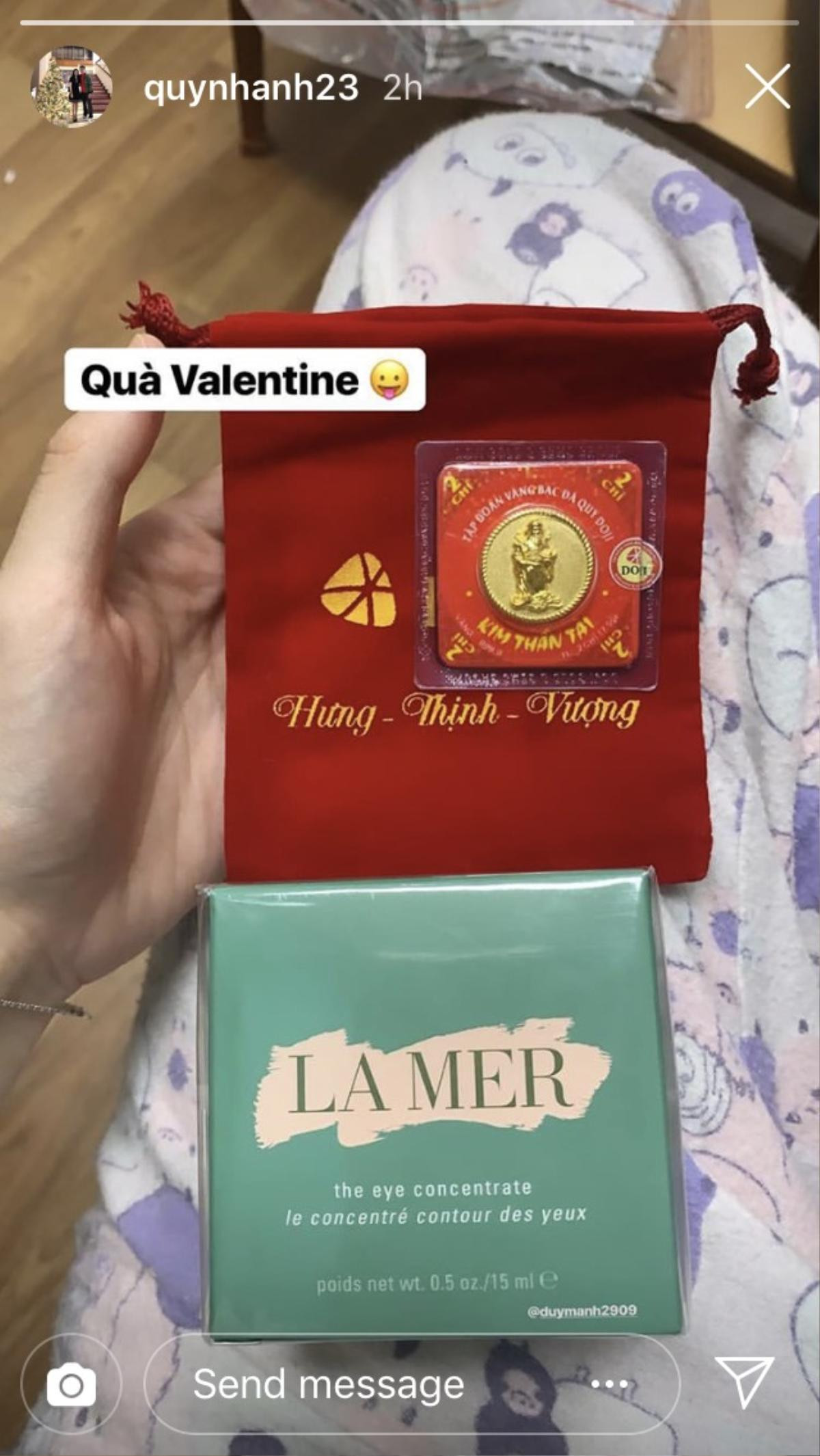 Tặng quà Valentine kèm luôn vàng cho ngày Thần tài, tâm lý thế này chỉ có Duy Mạnh mà thôi! Ảnh 1