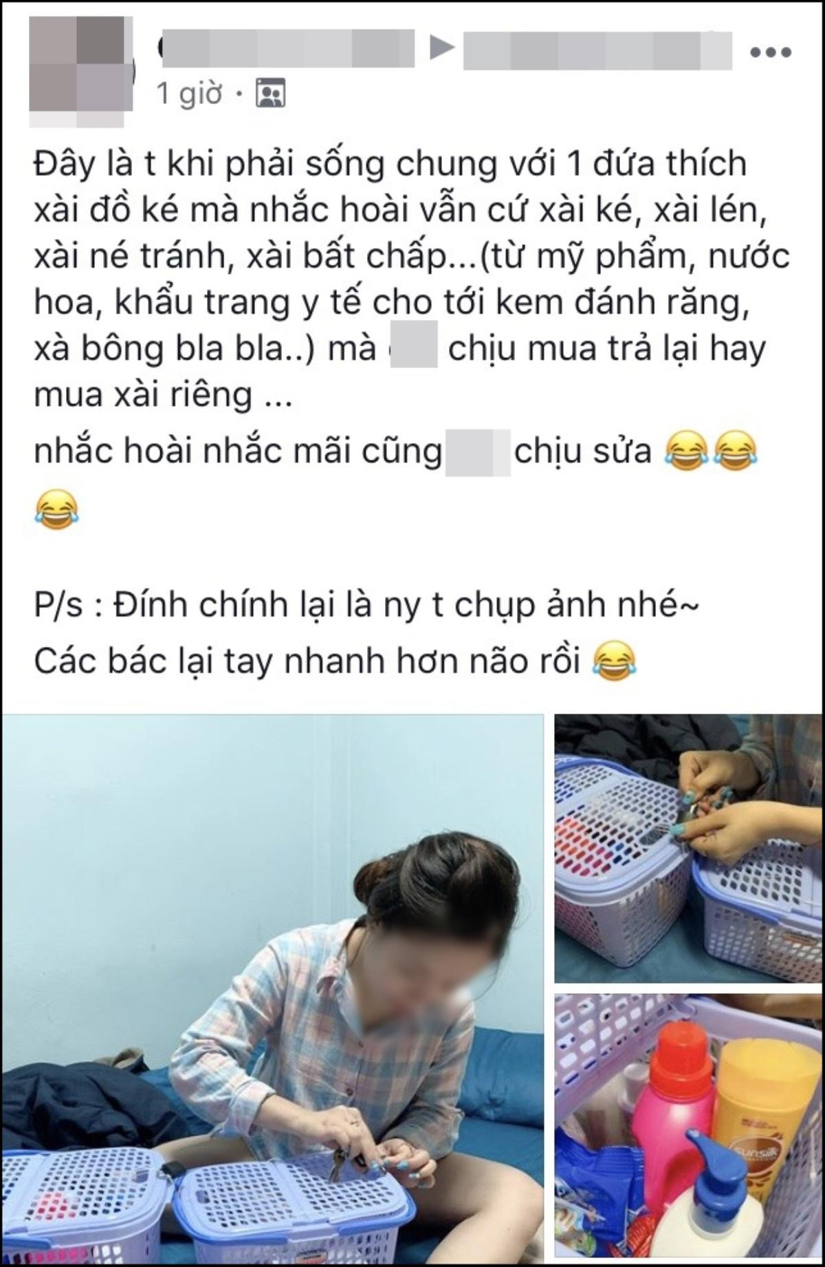 Bị bạn cùng phòng suốt ngày xin dùng đồ ké, cô gái ‘cực chẳng đã’ nghĩ cách khoá hết đồ đạc nhưng lại nhận về phản ứng trái chiều Ảnh 1