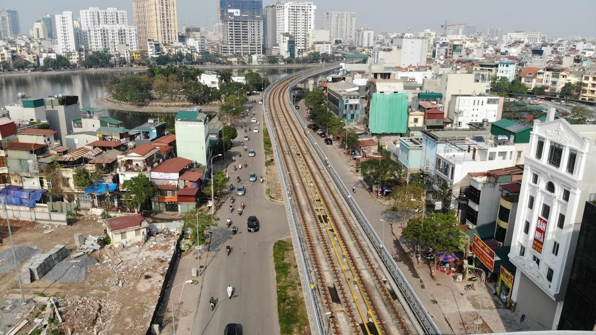 Cận cảnh đường sắt Cát Linh - Hà Đông trước khi đưa vào khai thác thương mại trong tháng 4/2019 Ảnh 6