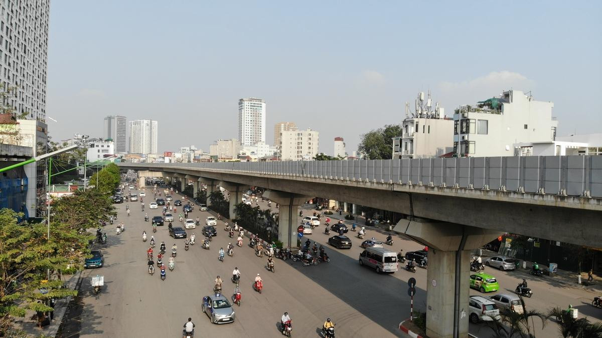 Cận cảnh đường sắt Cát Linh - Hà Đông trước khi đưa vào khai thác thương mại trong tháng 4/2019 Ảnh 8