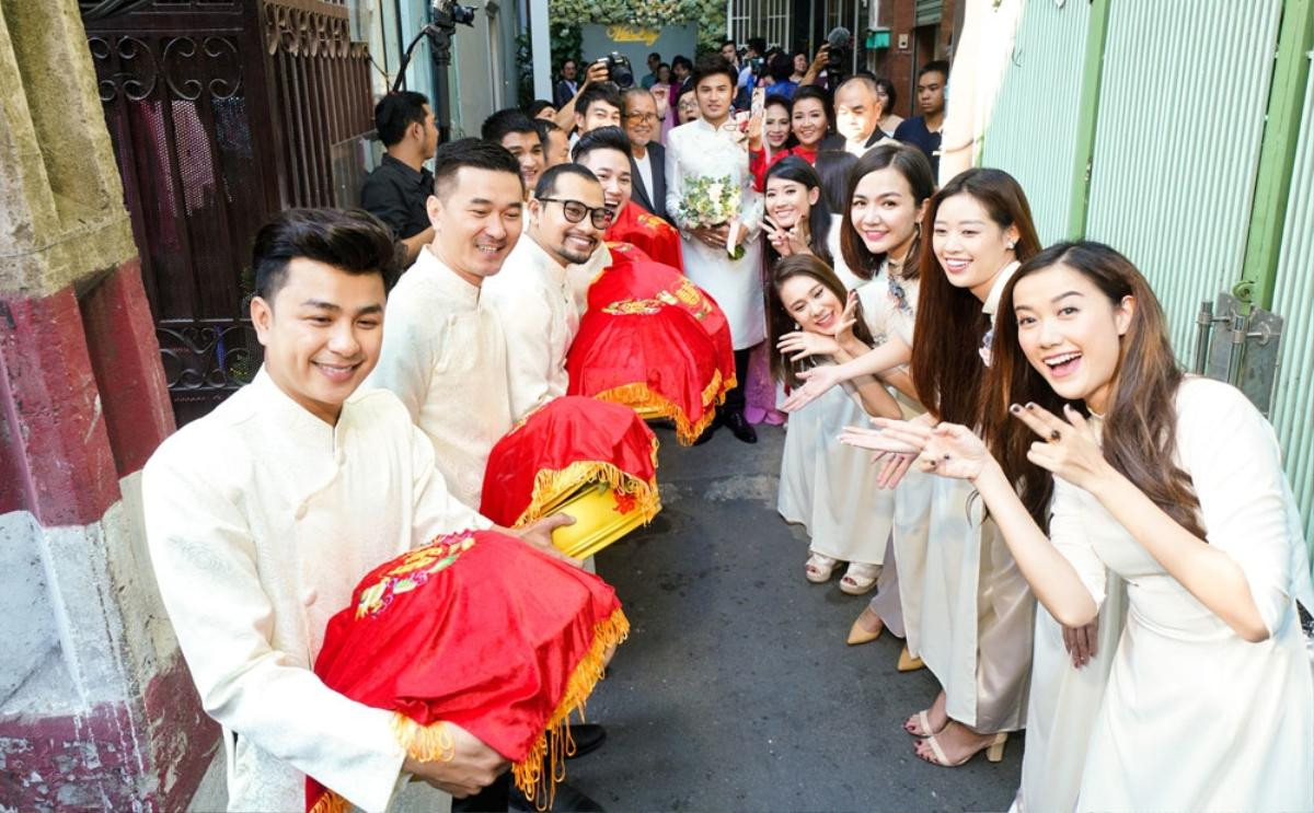 Ngày xuân vui cưới: Anh Tài - Vũ Ngọc Ánh 'nên duyên' trong sự chúc phúc nhiệt tình của dàn nghệ sĩ Vbiz Ảnh 7